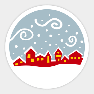 Christmas Snow Sticker